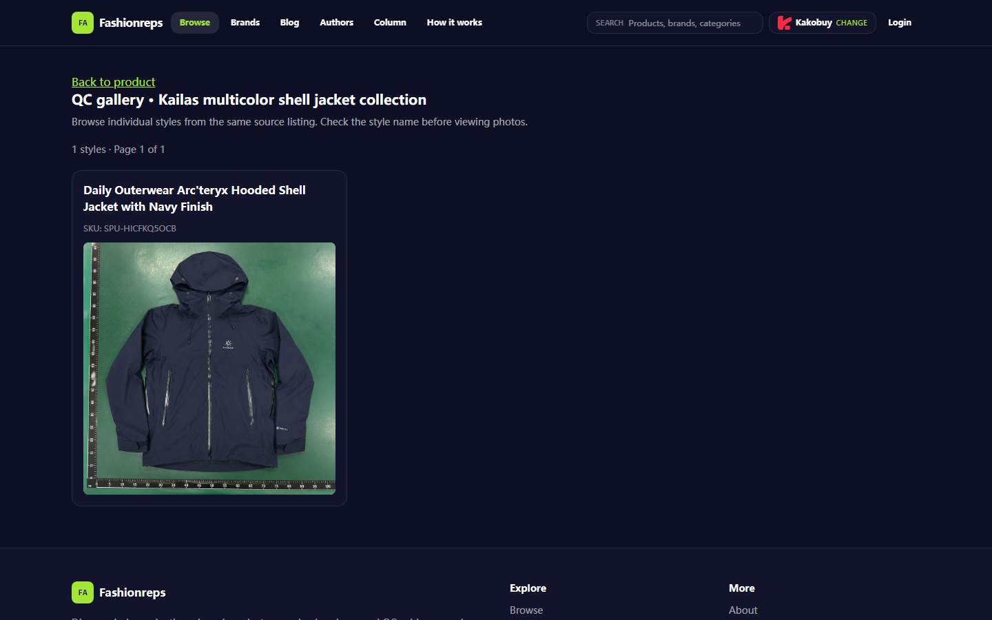 Kailas Winter Jackets: Platform Checks & Support