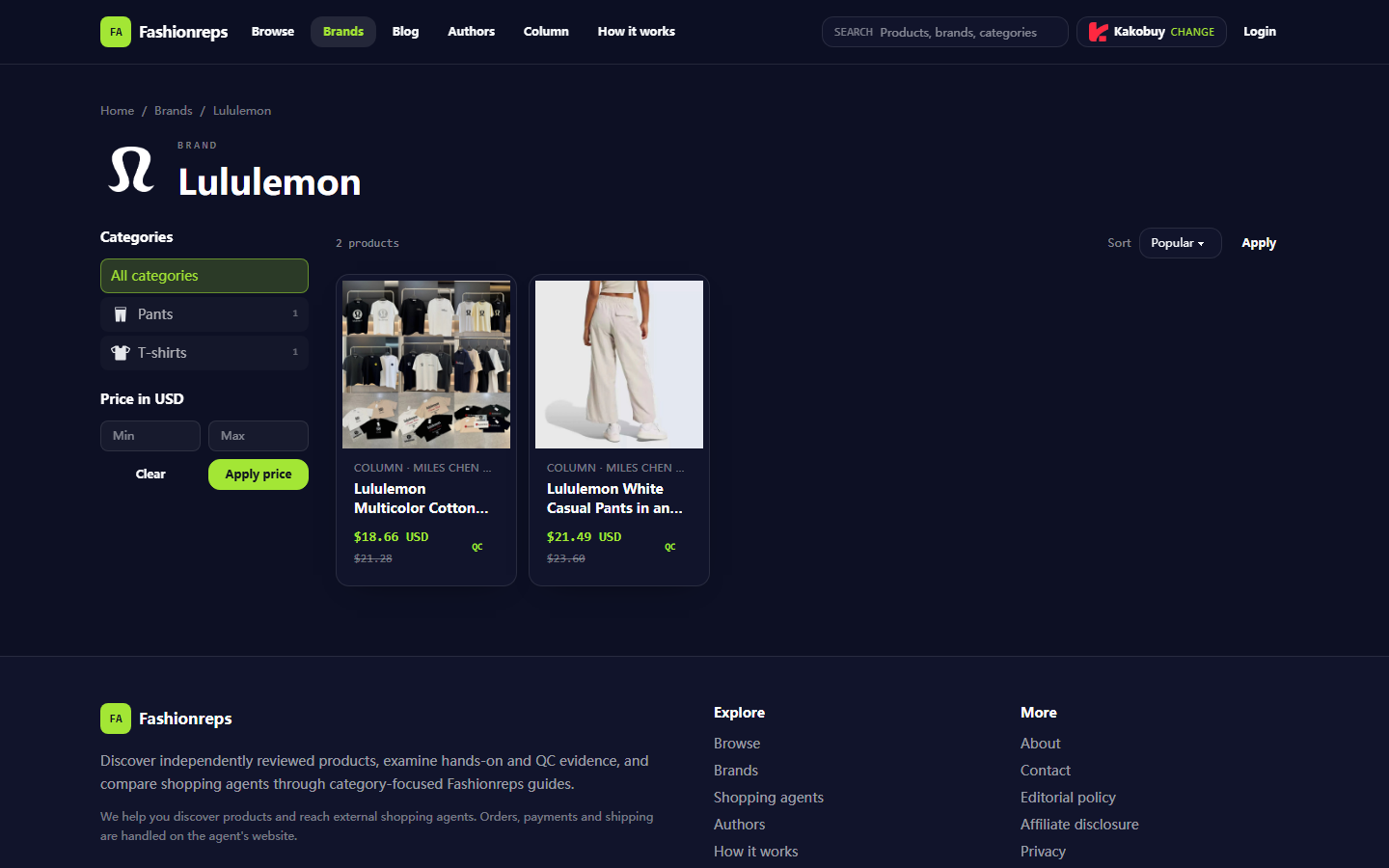 Lululemon Winter: Compare Rates & Parcel Costs