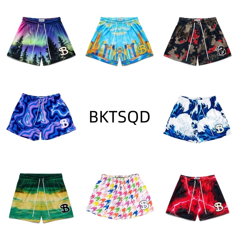 BKTSQD Multicolor Shorts Review: Quick-Dry Polyester, No Liner, S–XXL