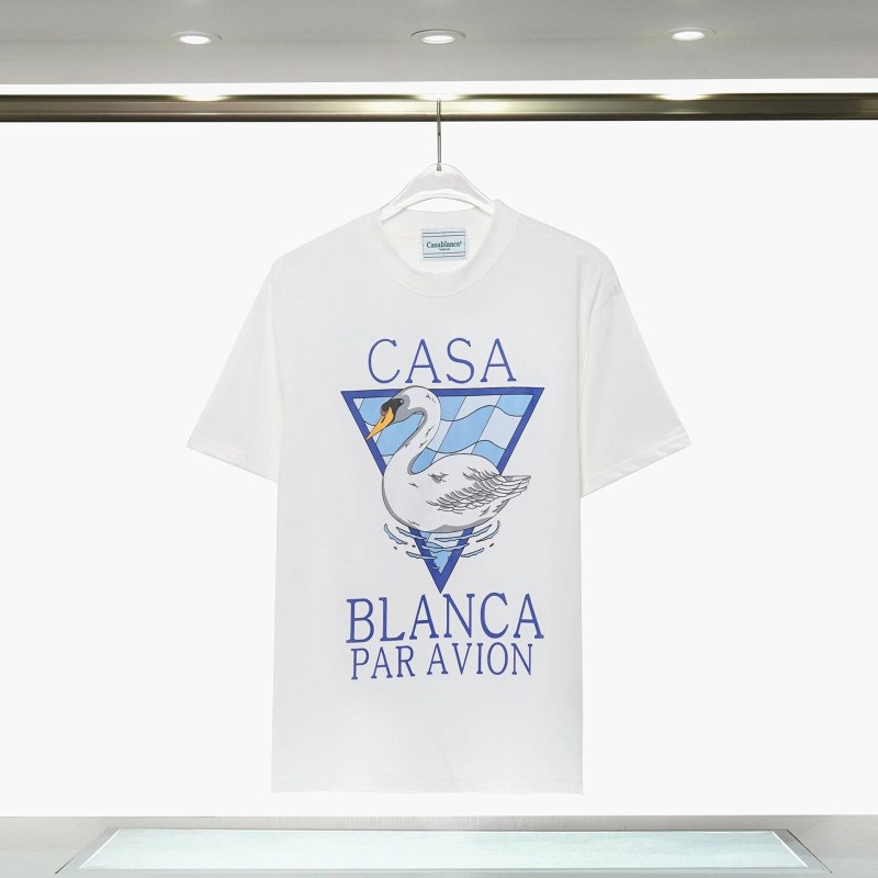 Casablanca Floral White T-Shirt Review: Loose, Thin Cotton at $13.88