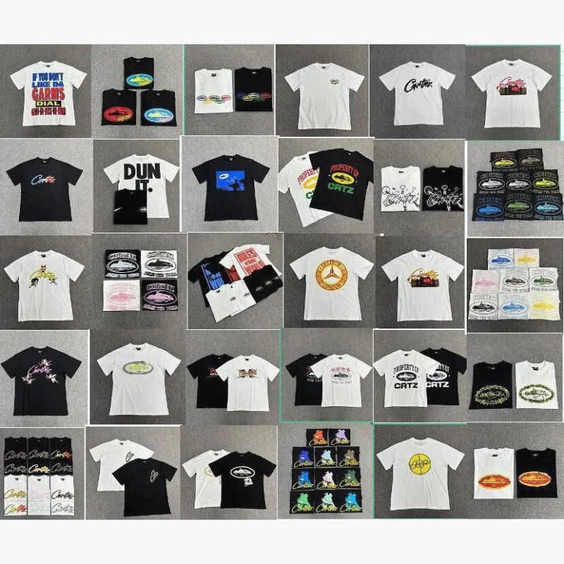 Corteiz Graphic Print T-Shirt Collection Review: 3D Letter Prints, Loose Cut From $4.93