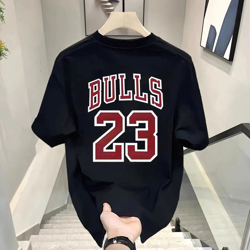 NBA Black T-Shirt in Casual Streetwear Style Review: BU23 Cotton Tee Tested