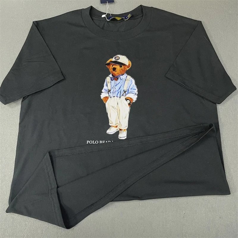 Polo Ralph Lauren Black Polo Shirt in Casual Streetwear Style Review